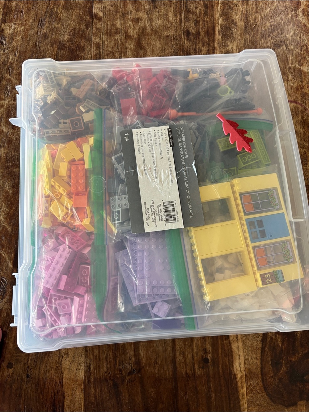 Legos multiple colors and size 3lb 15 oz.